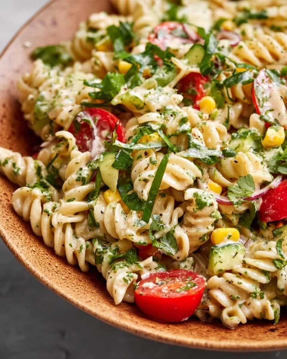 Cilantro Lime Pasta Salad