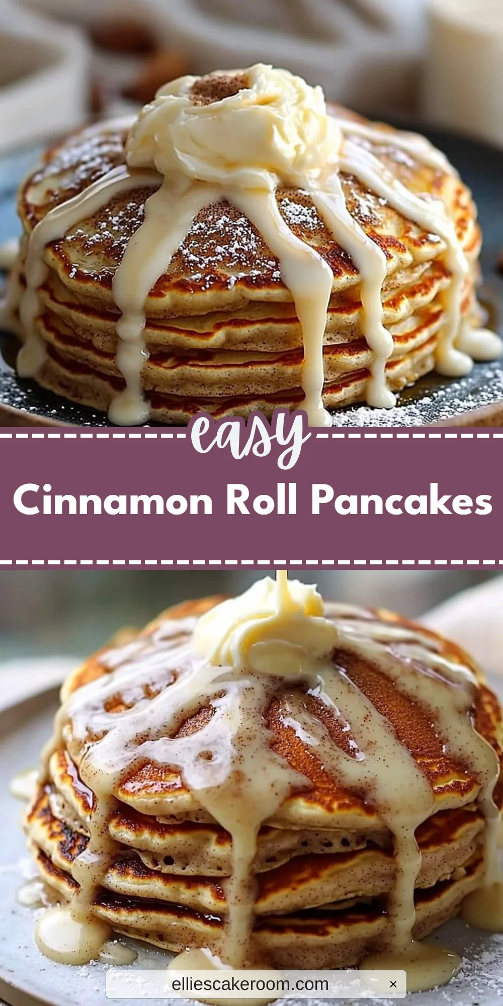 Cinnamon Roll Pancakes