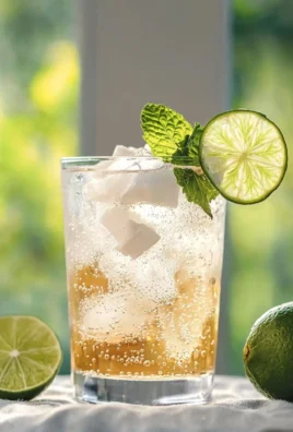 Fresh Coconut Spritz cocktail served in a chilled glass with tropical garnishes.