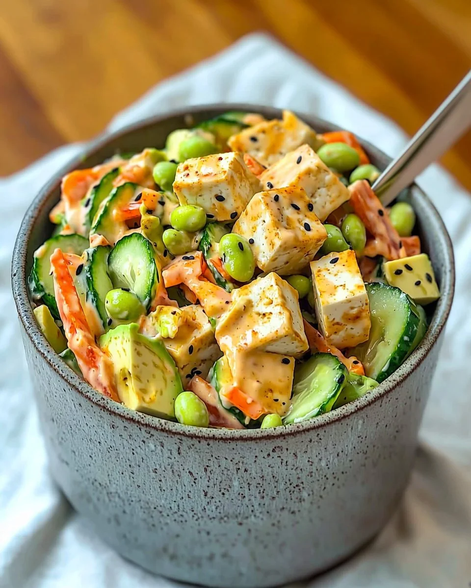Creamy Asian Cucumber Salad