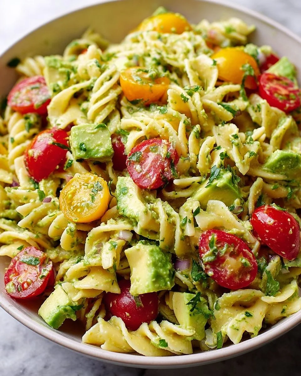 Creamy Avocado Pasta Salad