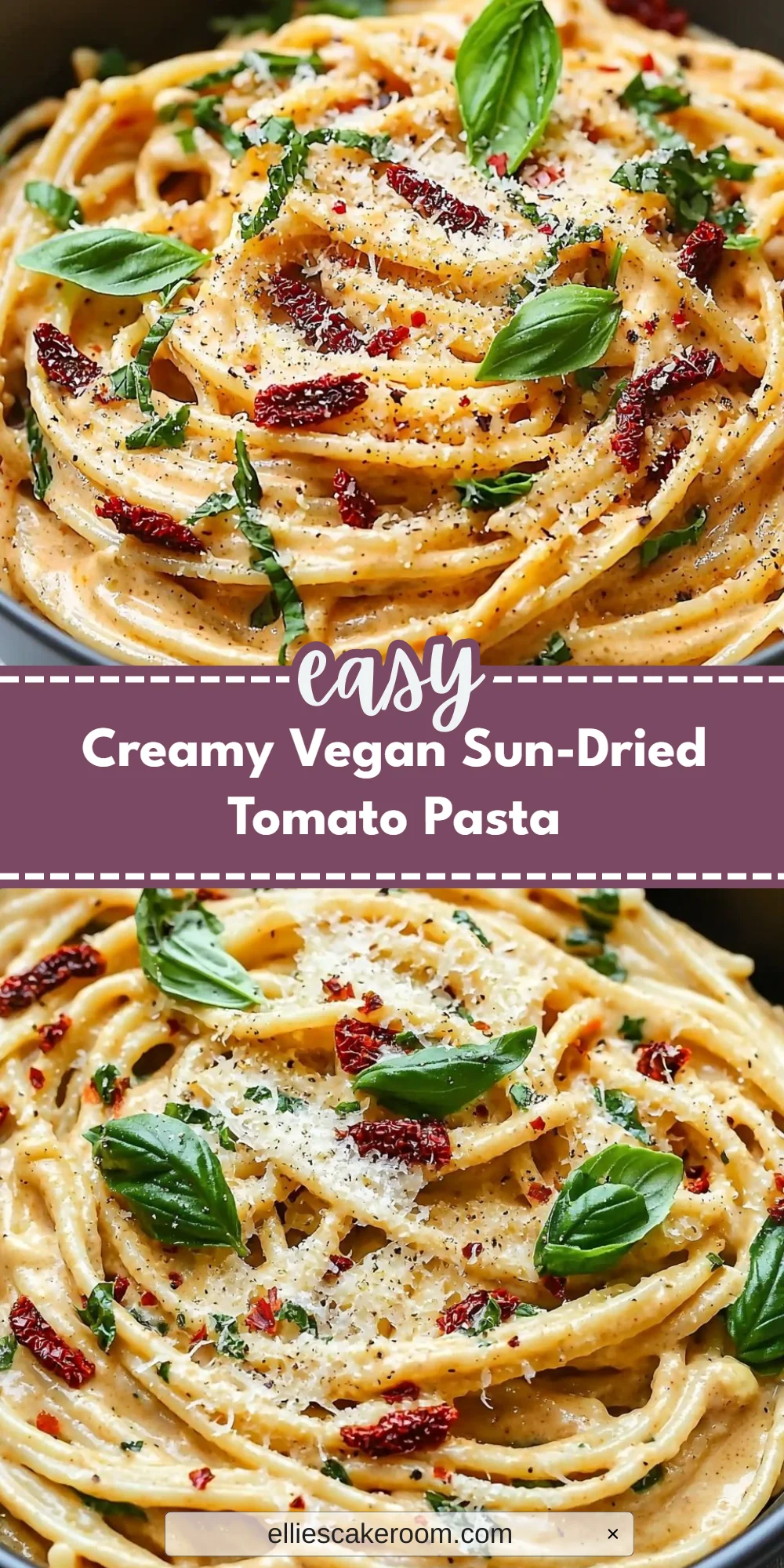 Creamy Vegan Sun-Dried Tomato Pasta