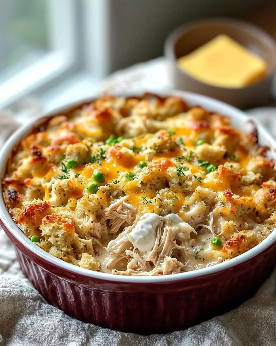 Dolly's Chicken and Stuffing Casserole
