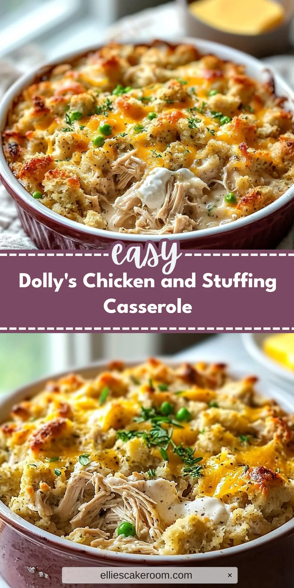 Dolly's Chicken and Stuffing Casserole