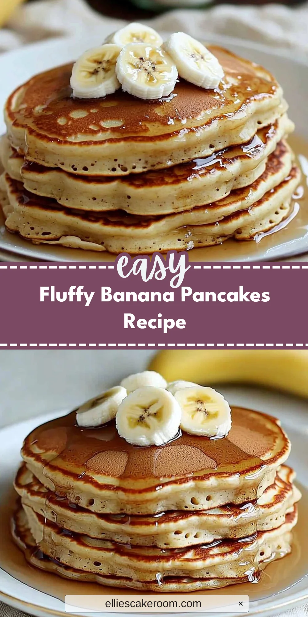 Fluffy Banana Pancakes Recipe