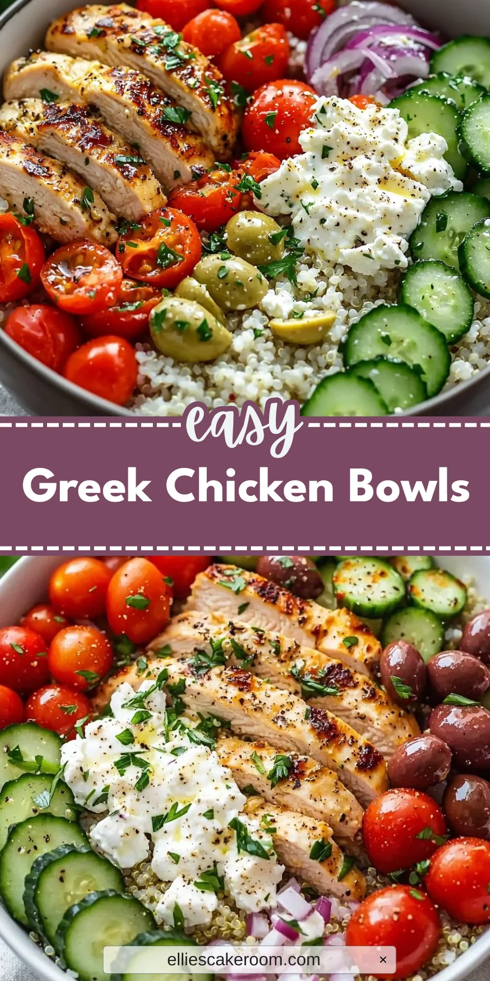 Greek Chicken Bowls