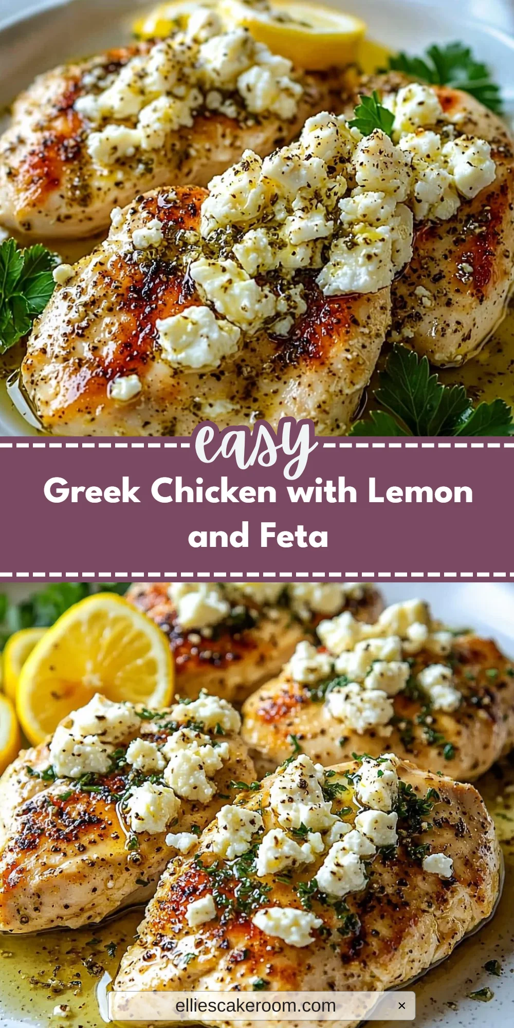 Greek Chicken with Lemon and Feta