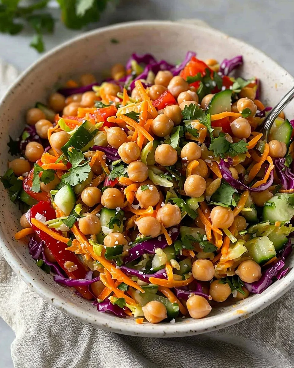 Healthy Thai-Inspired Chickpea Salad