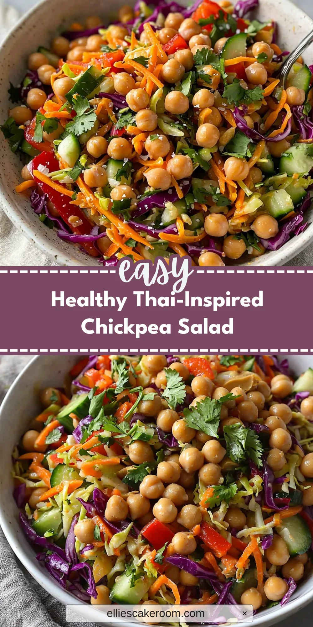 Healthy Thai-Inspired Chickpea Salad