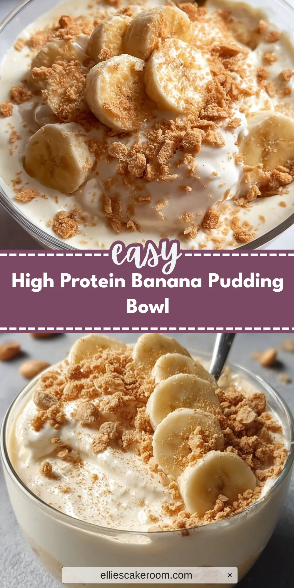 High Protein Banana Pudding Bowl