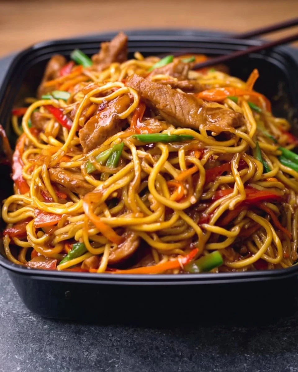 High Protein Chicken Chow Mein