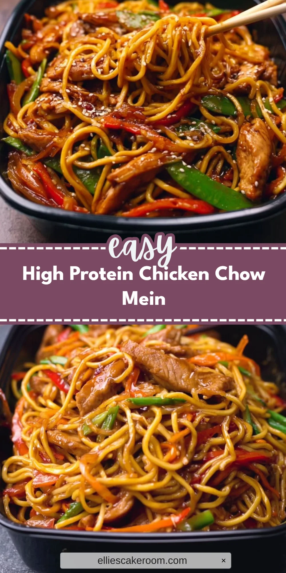 High Protein Chicken Chow Mein