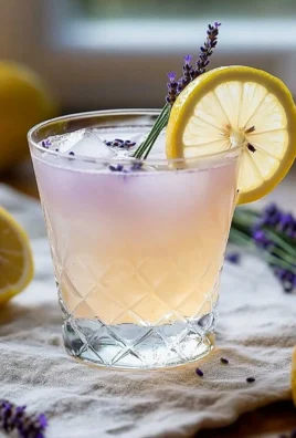 Lavender Lemon Drop Martini served in a glass with a lemon garnish