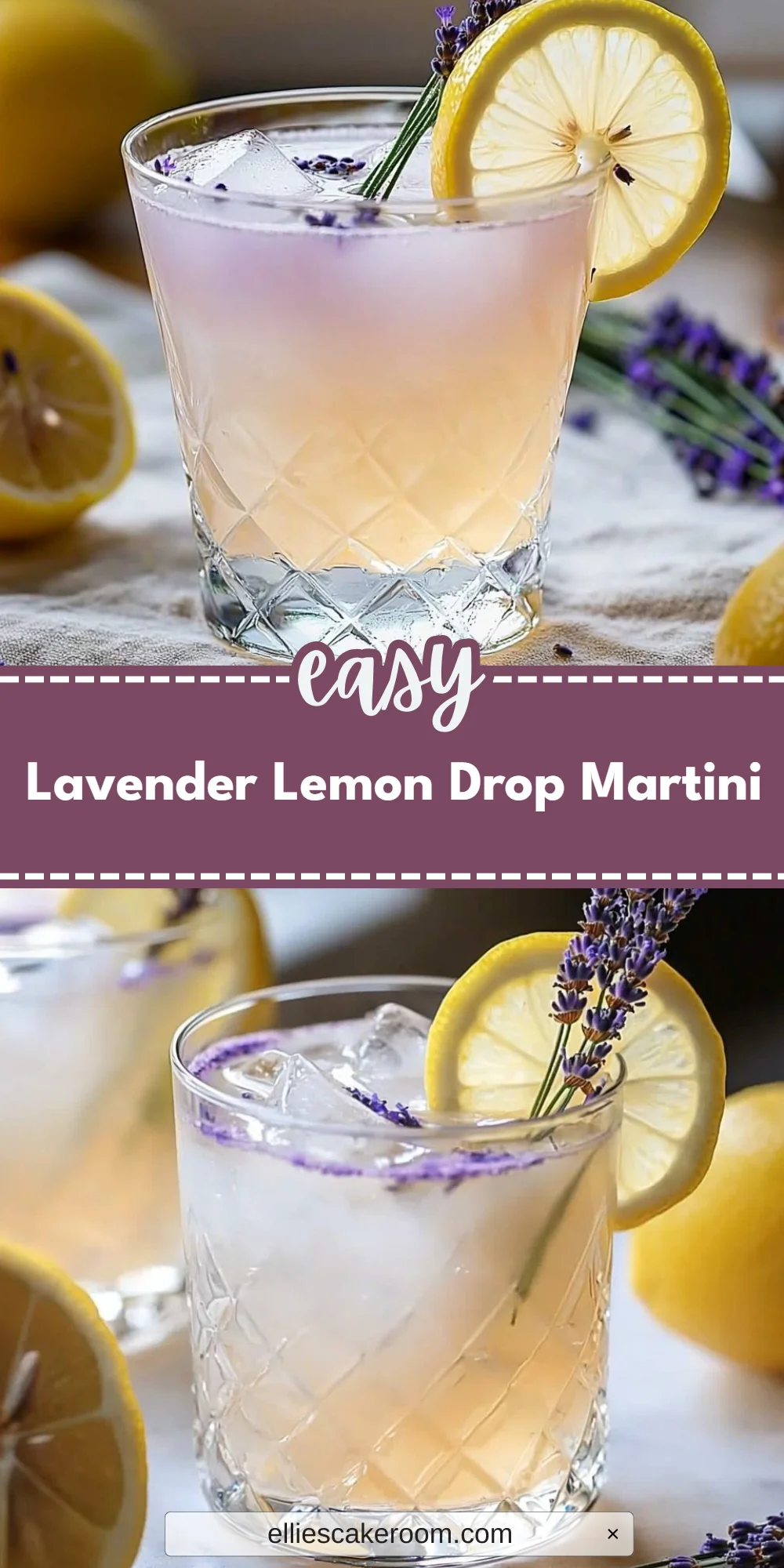 Lavender Lemon Drop Martini