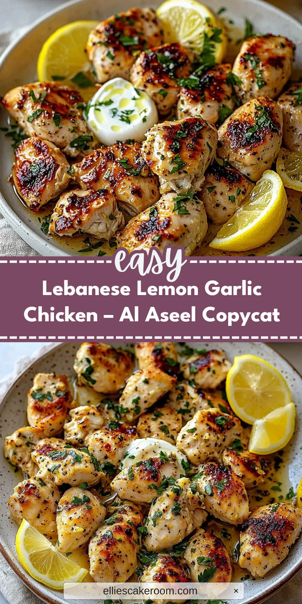 Lebanese Lemon Garlic Chicken – Al Aseel Copycat