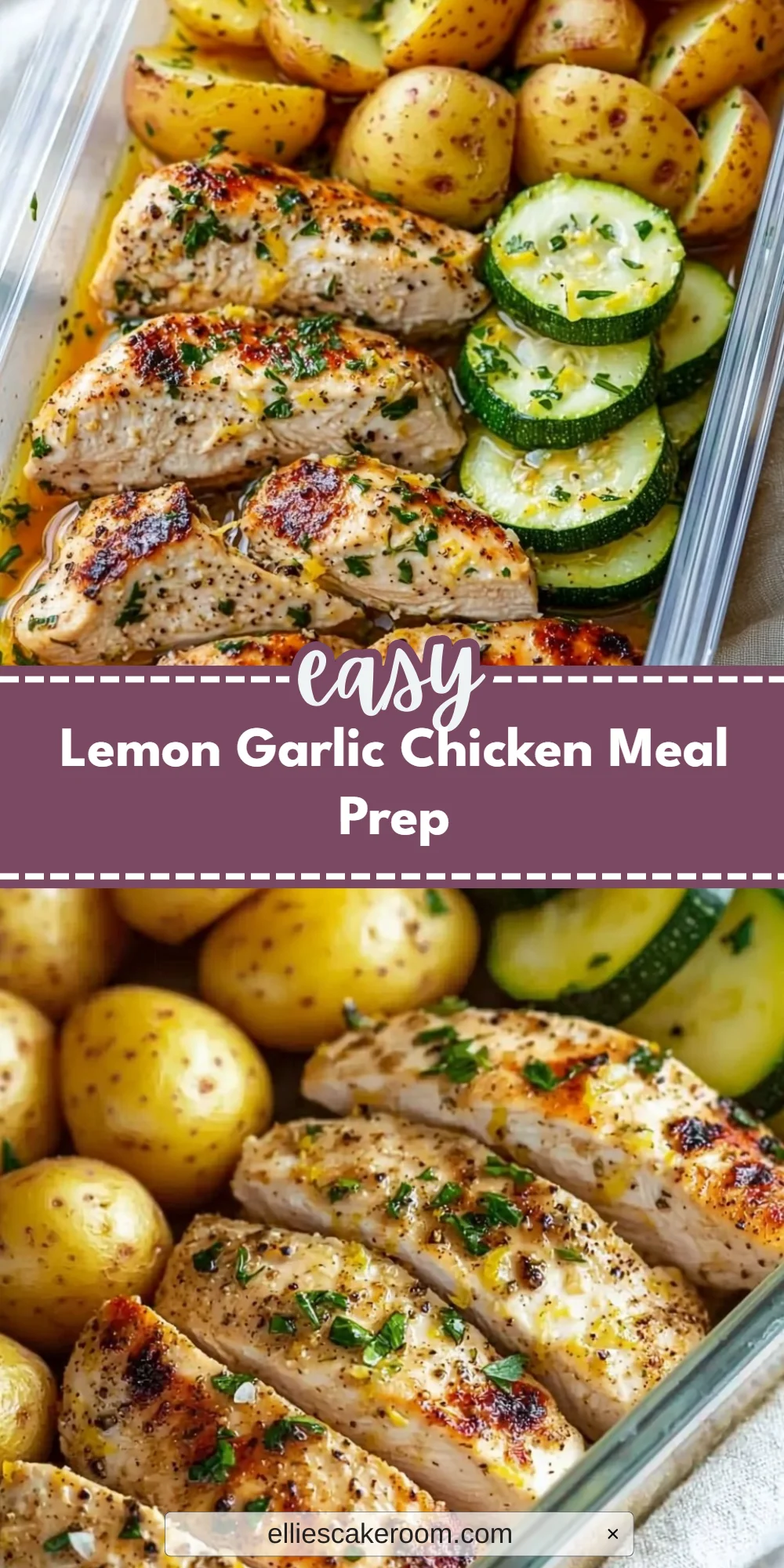 Lemon Garlic Chicken Meal Prep