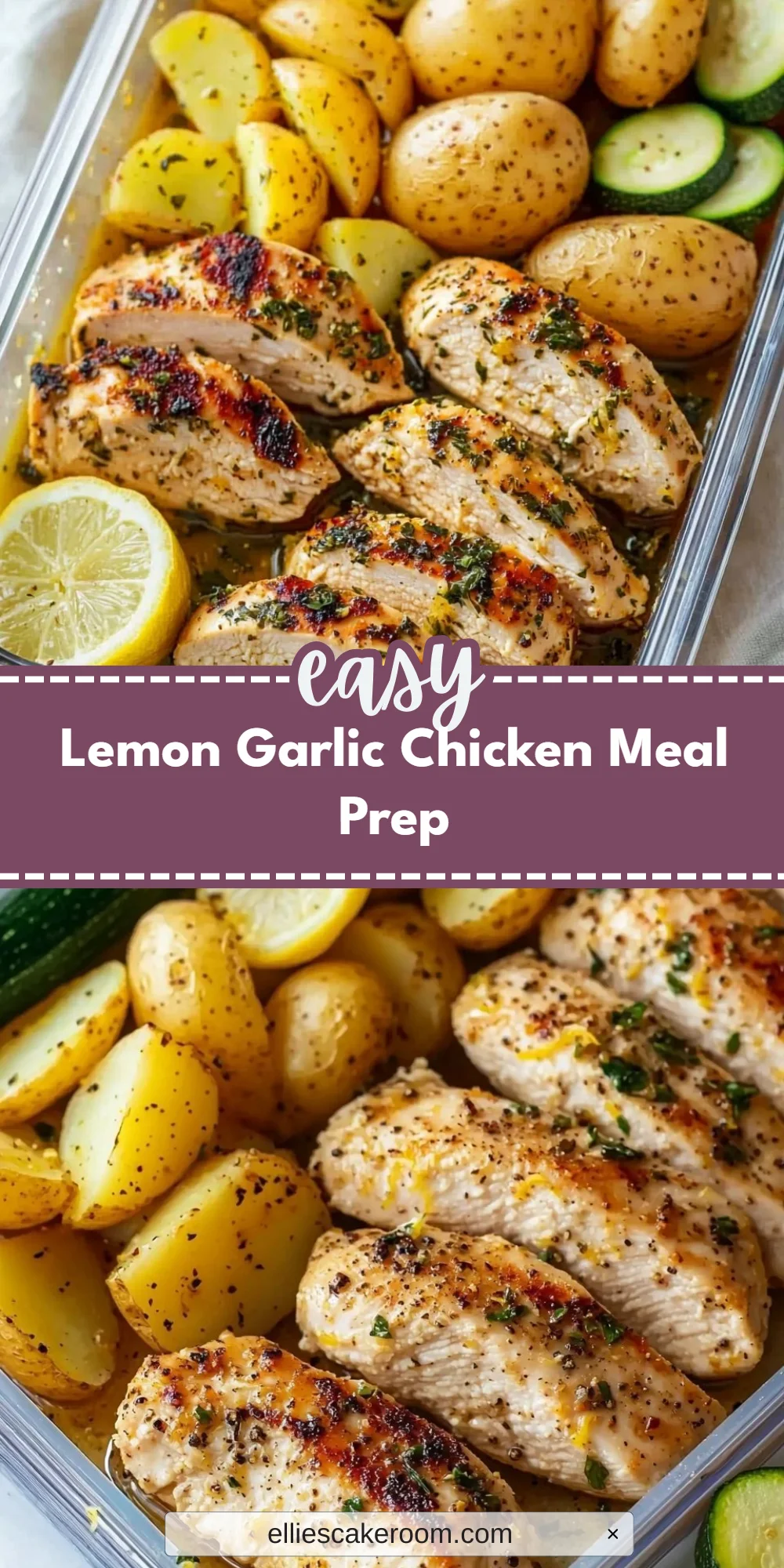 Lemon Garlic Chicken Meal Prep