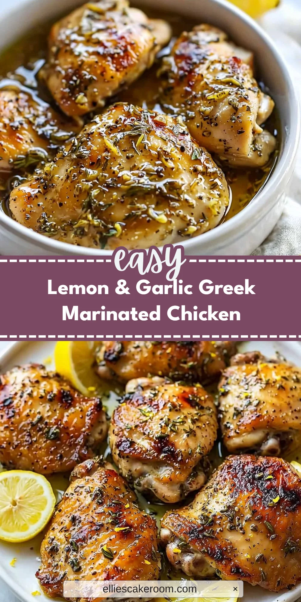Lemon & Garlic Greek Marinated Chicken