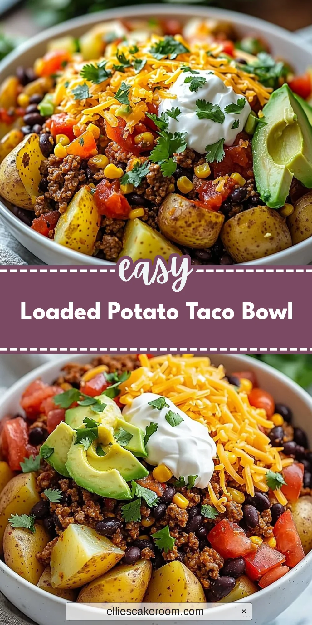Loaded Potato Taco Bowl