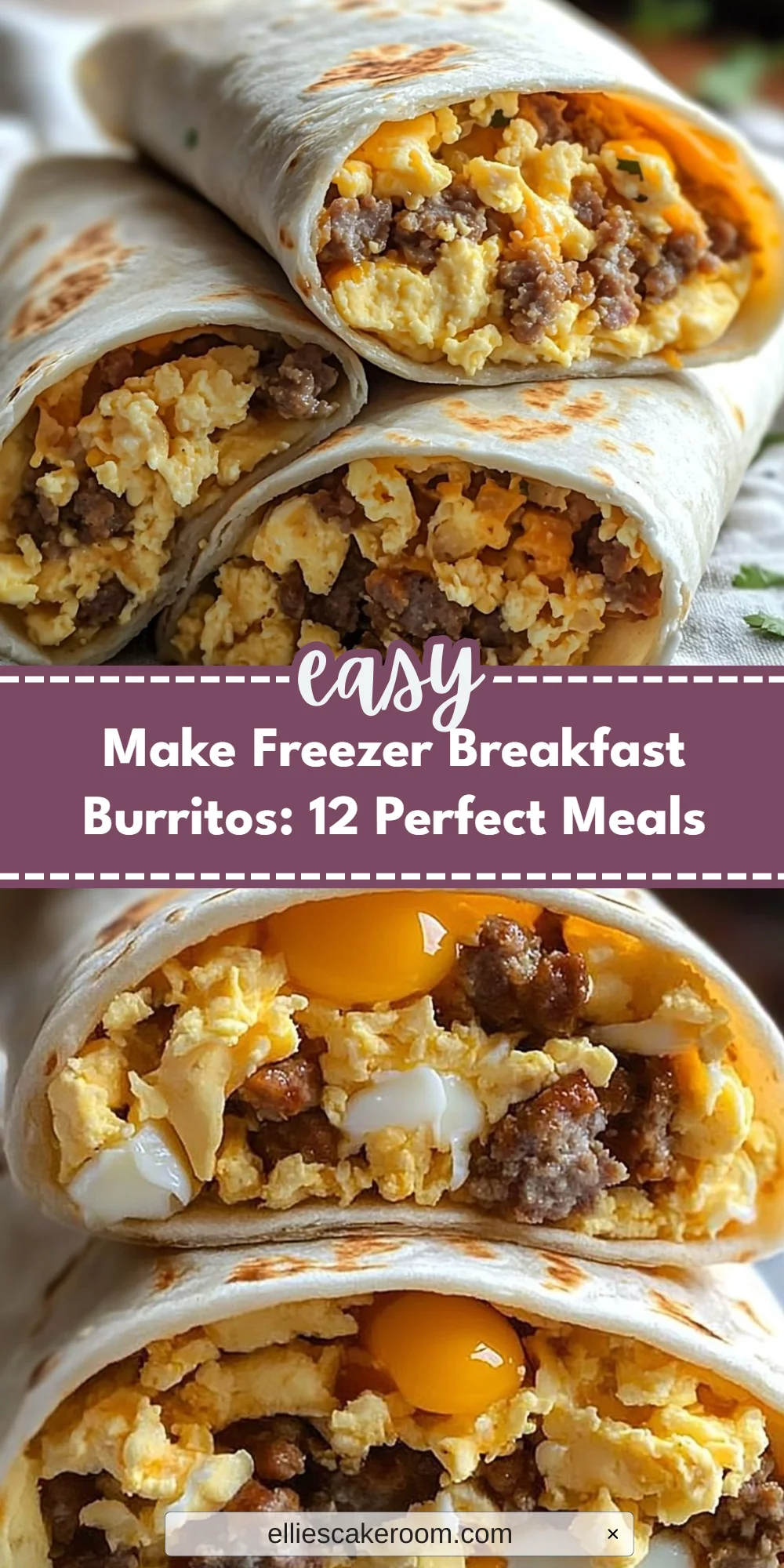 Make Freezer Breakfast Burritos: 12 Perfect Meals