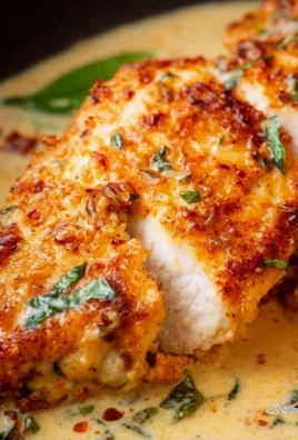 Plate of Marry Me Chicken garnished with herbs and served with pasta