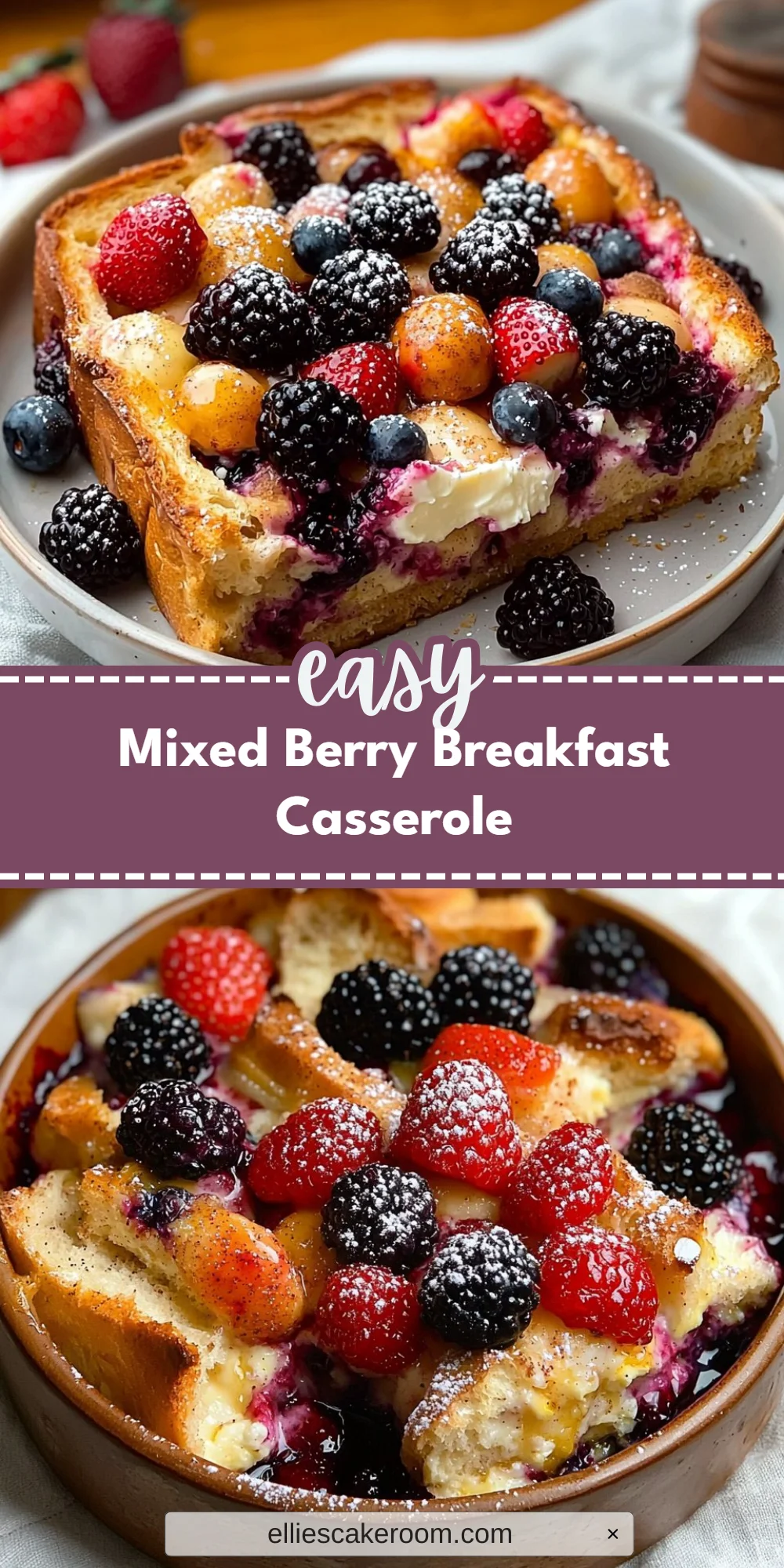 Mixed Berry Breakfast Casserole