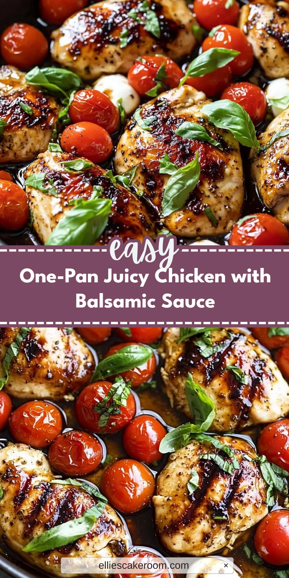 One-Pan Juicy Chicken with Balsamic Sauce