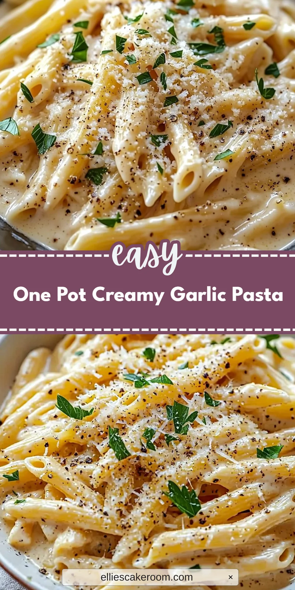 One Pot Creamy Garlic Pasta