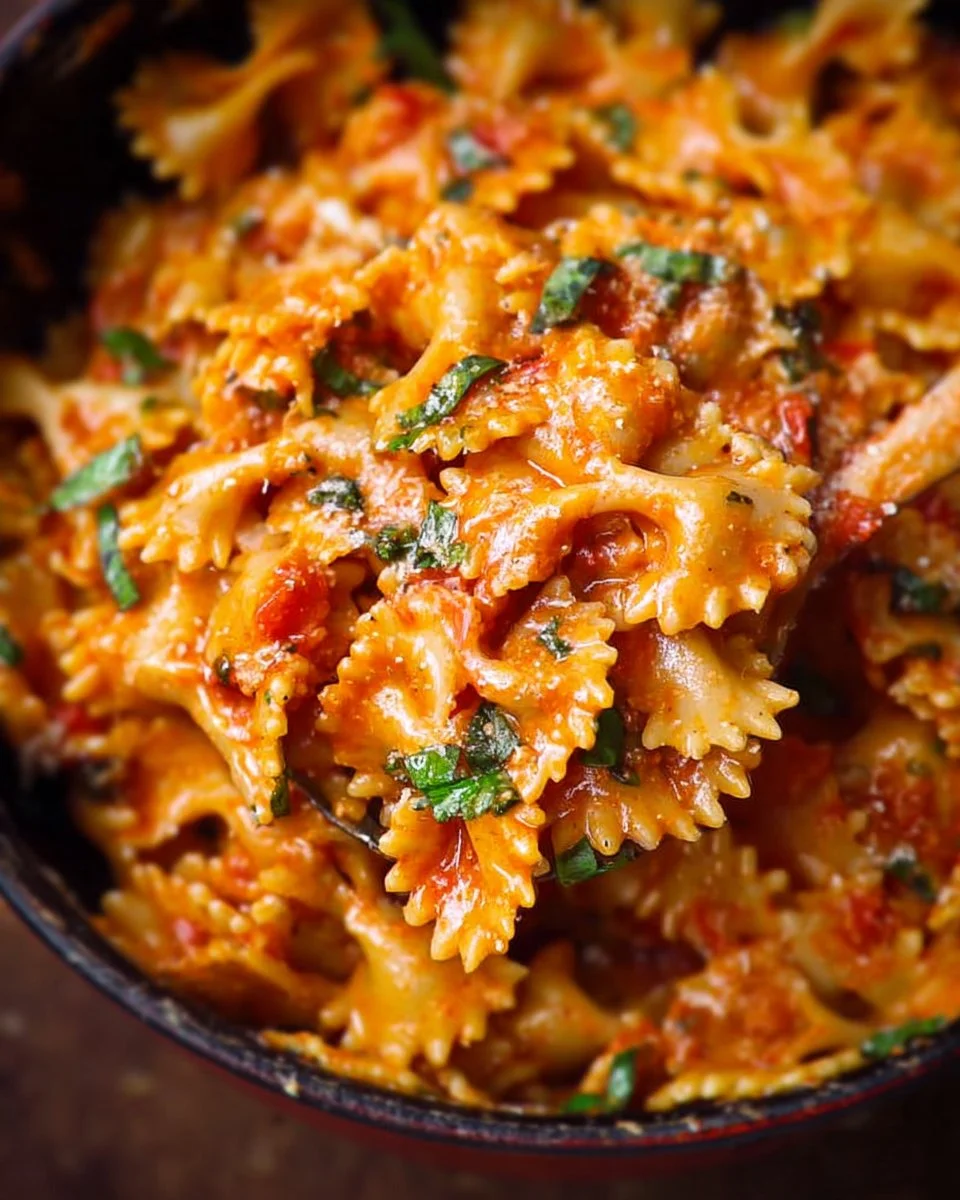 One Pot Creamy Tomato Pasta