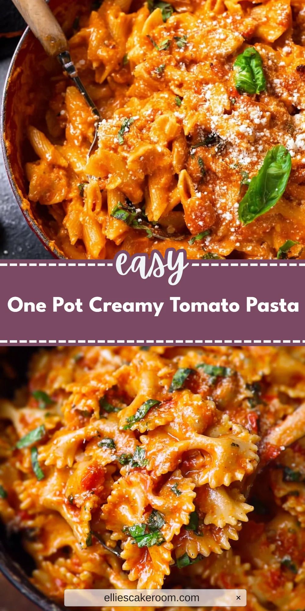 One Pot Creamy Tomato Pasta
