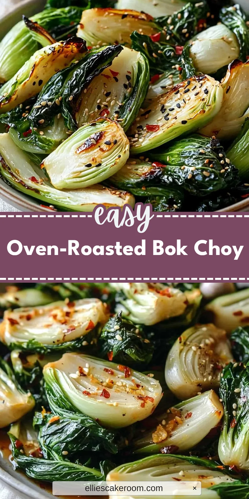 Oven-Roasted Bok Choy