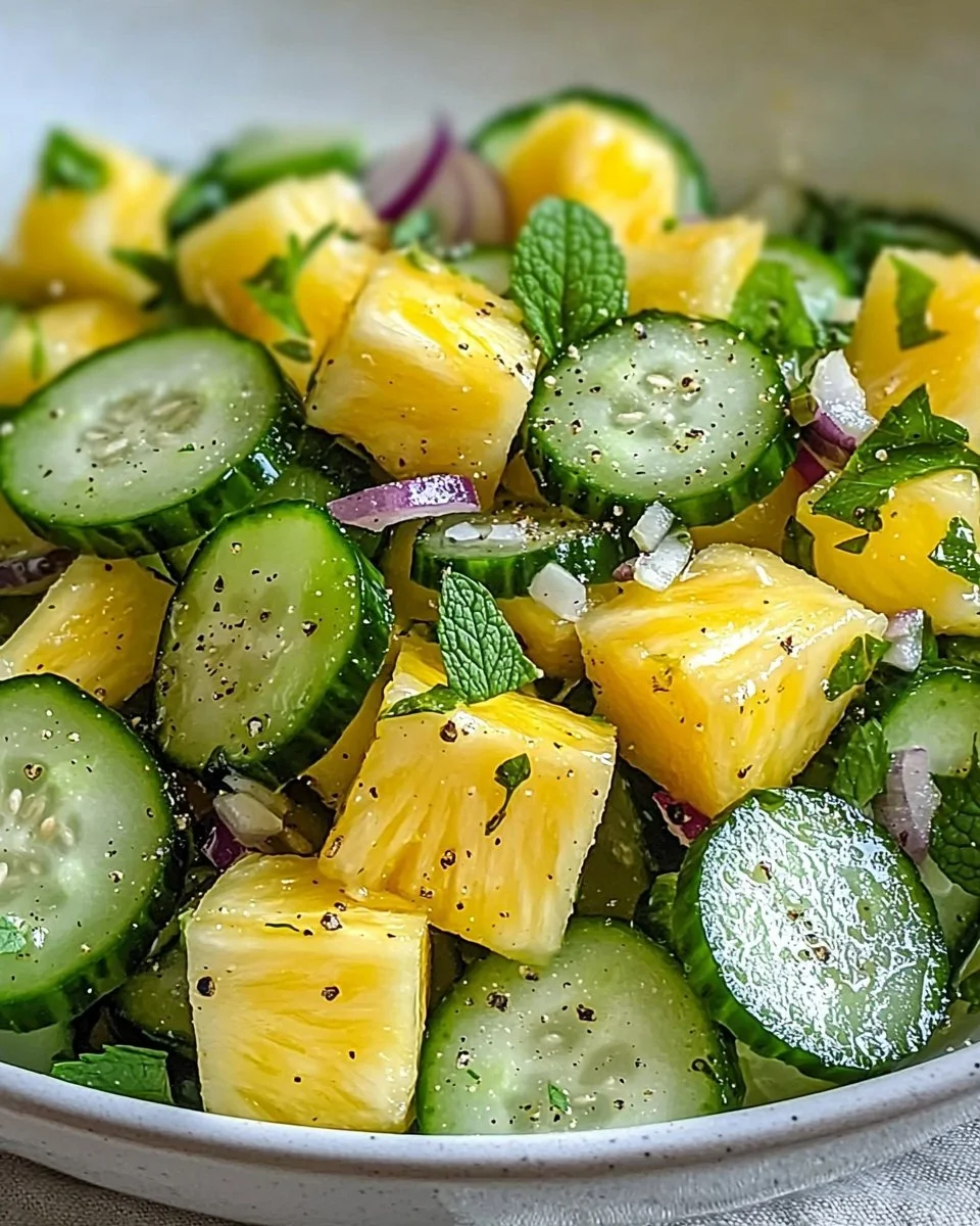 Pineapple Cucumber Salad