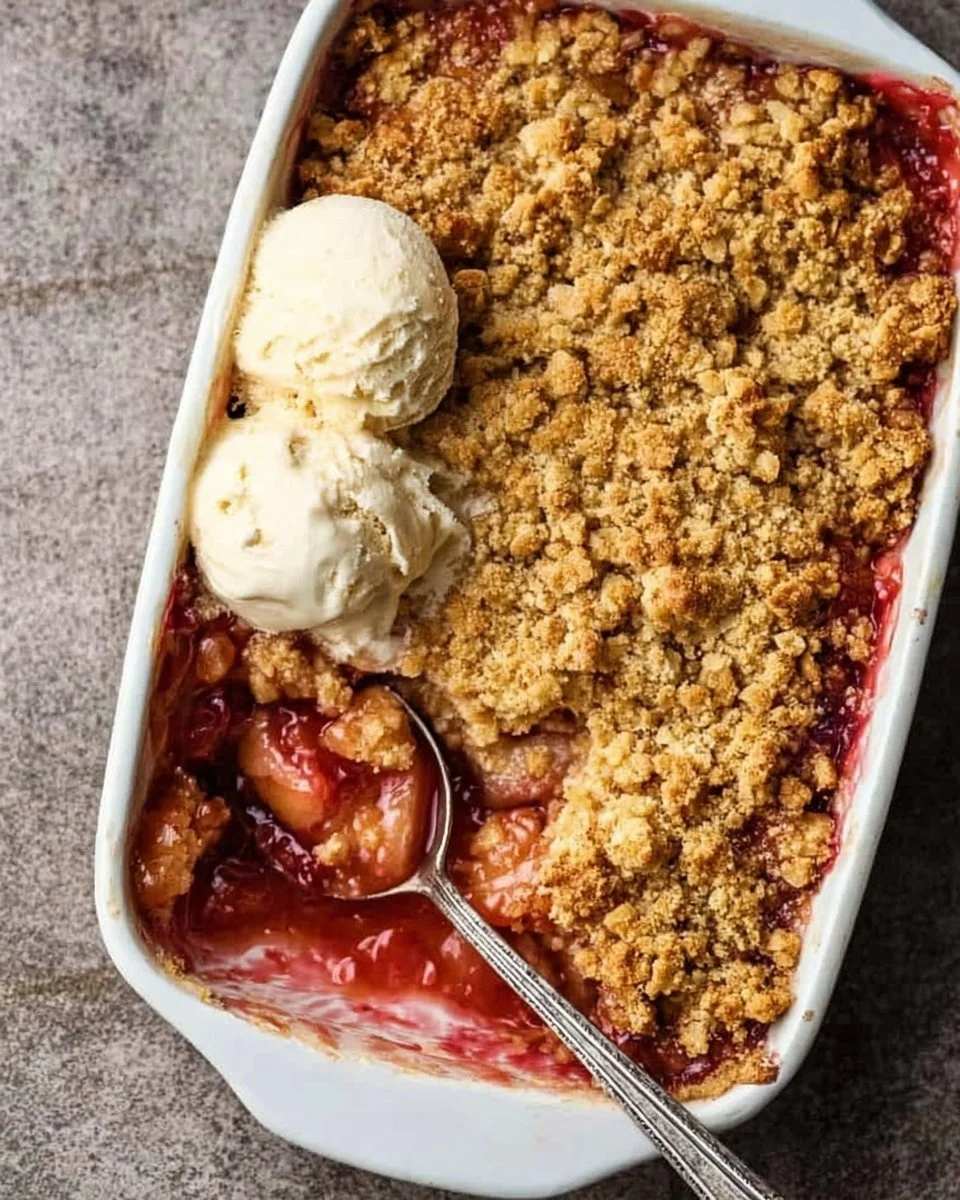 Rhubarb Crisp