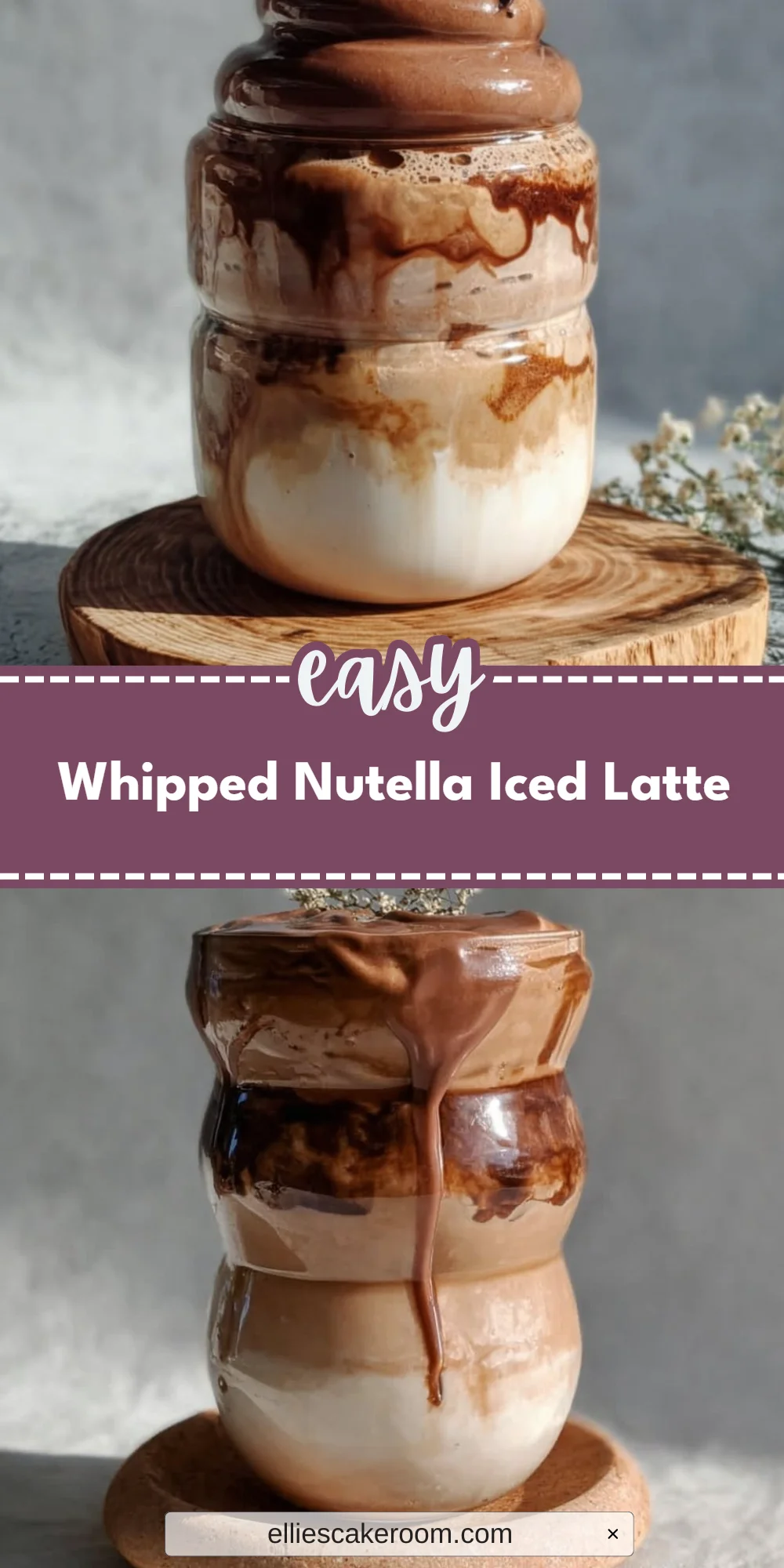 Whipped Nutella Iced Latte