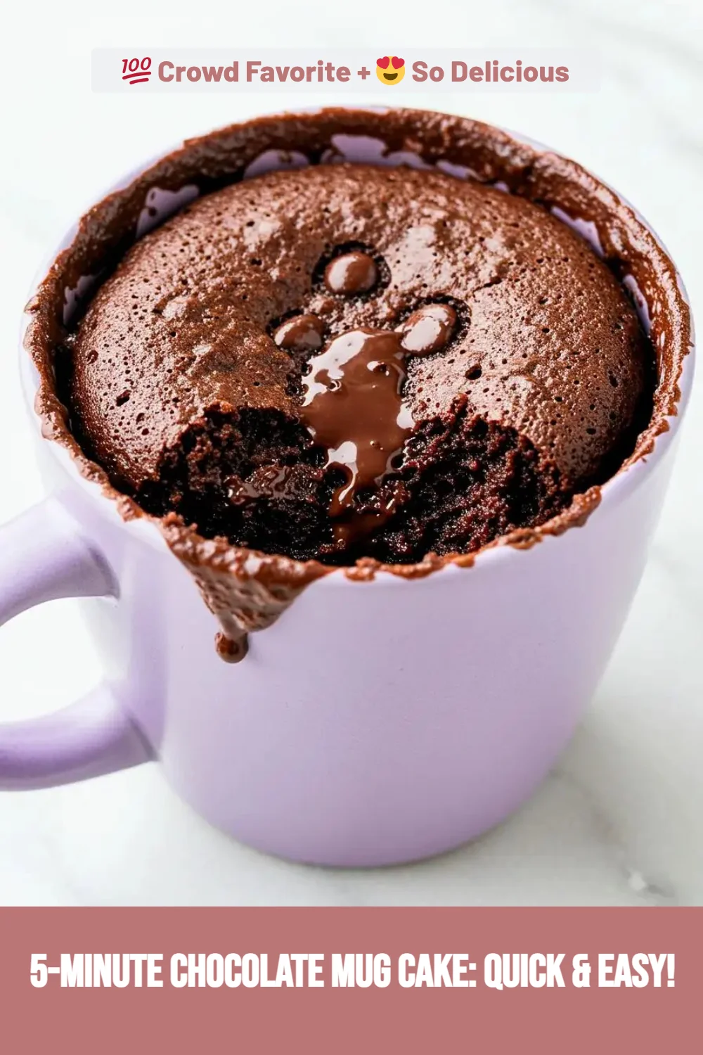 5-Minute Chocolate Mug Cake: Quick & Easy!