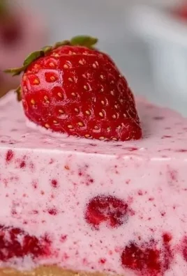 Creamy strawberry icebox pie topped with fresh strawberries