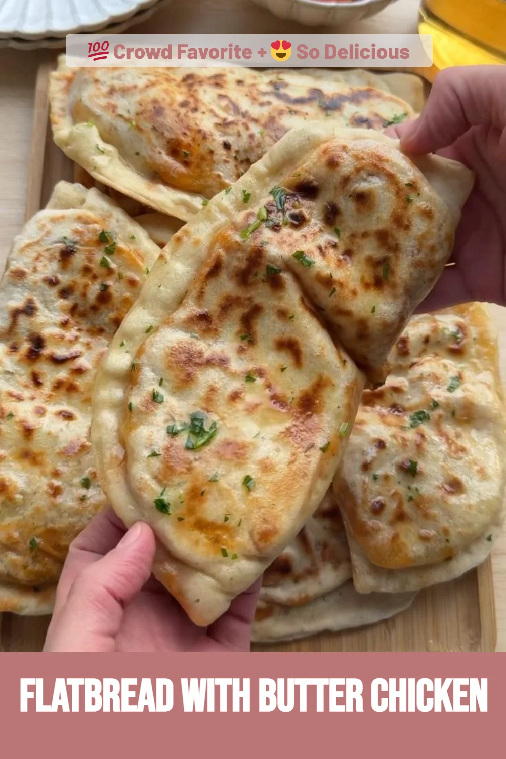 Flatbread with Butter Chicken