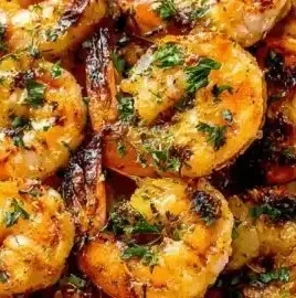 Delicious grilled shrimp skewers ready for a summer barbecue