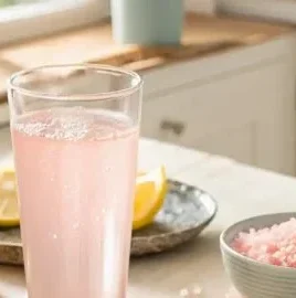 A dish seasoned with Japanese pink salt for a healthy weight loss recipe