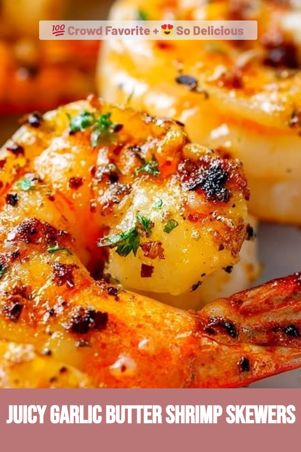 Juicy Garlic Butter Shrimp Skewers