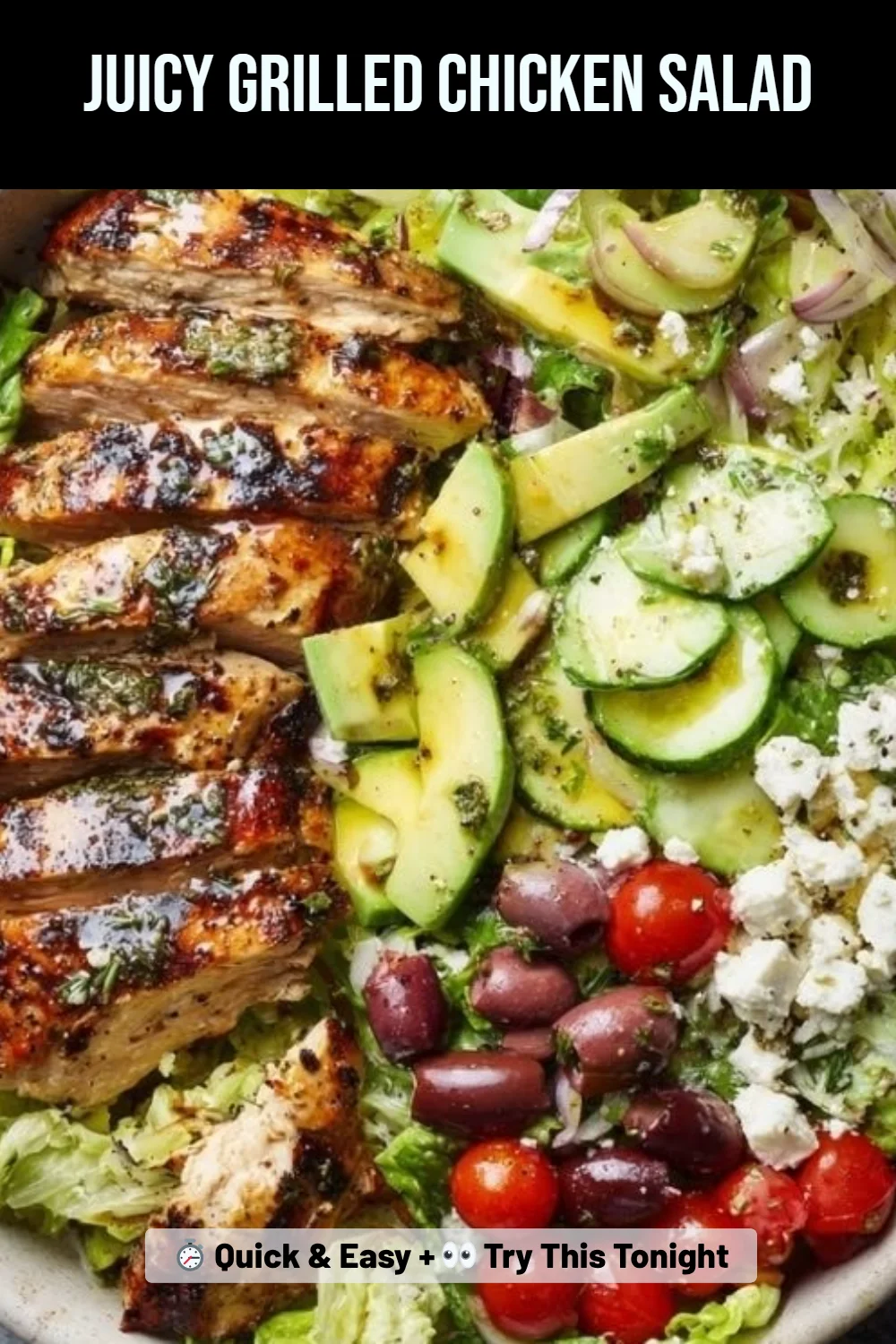 Juicy Grilled Chicken Salad