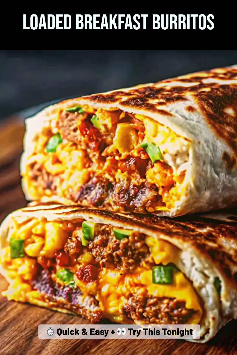 Loaded Breakfast Burritos