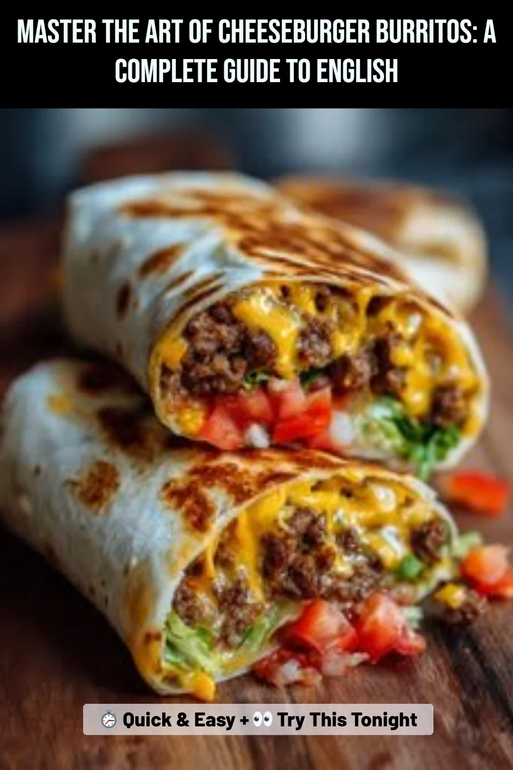 Master the Art of Cheeseburger Burritos: A Complete Guide to English