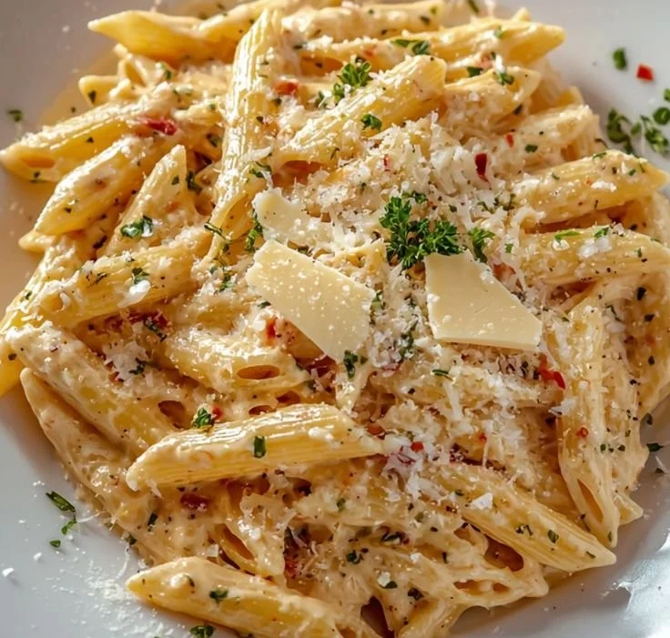 One Pot Creamy Garlic Pasta