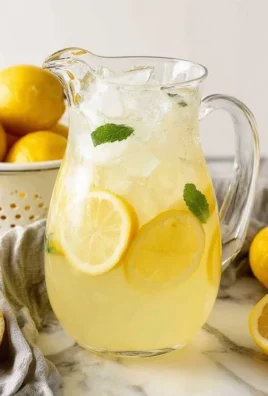 Refreshing lemonade recipe with fresh lemons and ice