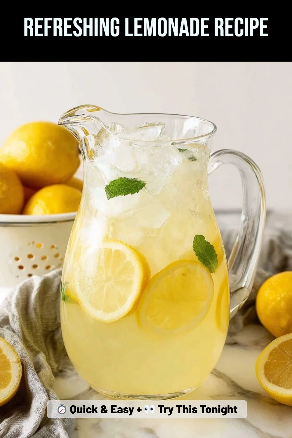 Refreshing Lemonade Recipe