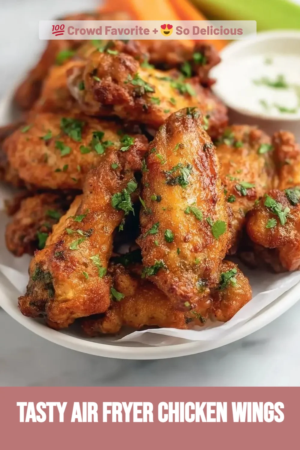 Tasty Air Fryer Chicken Wings