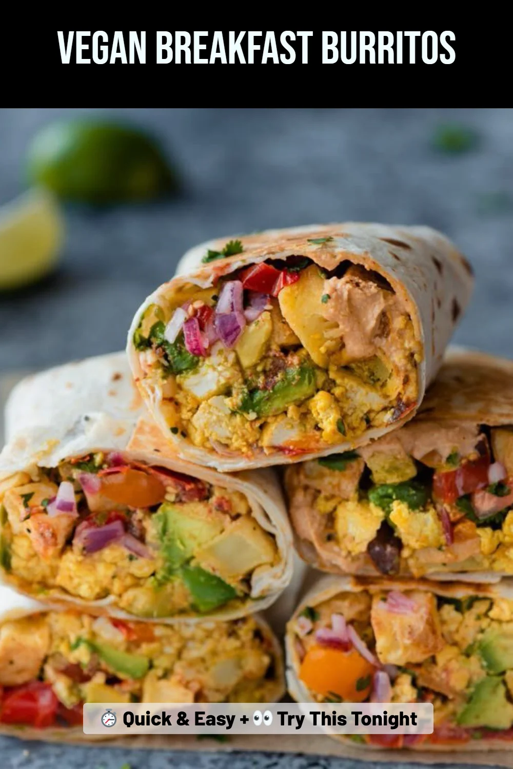 Vegan Breakfast Burritos