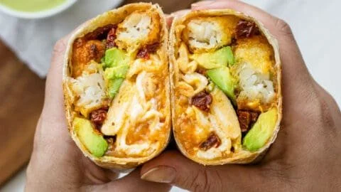 Vegetarian Breakfast Burrito