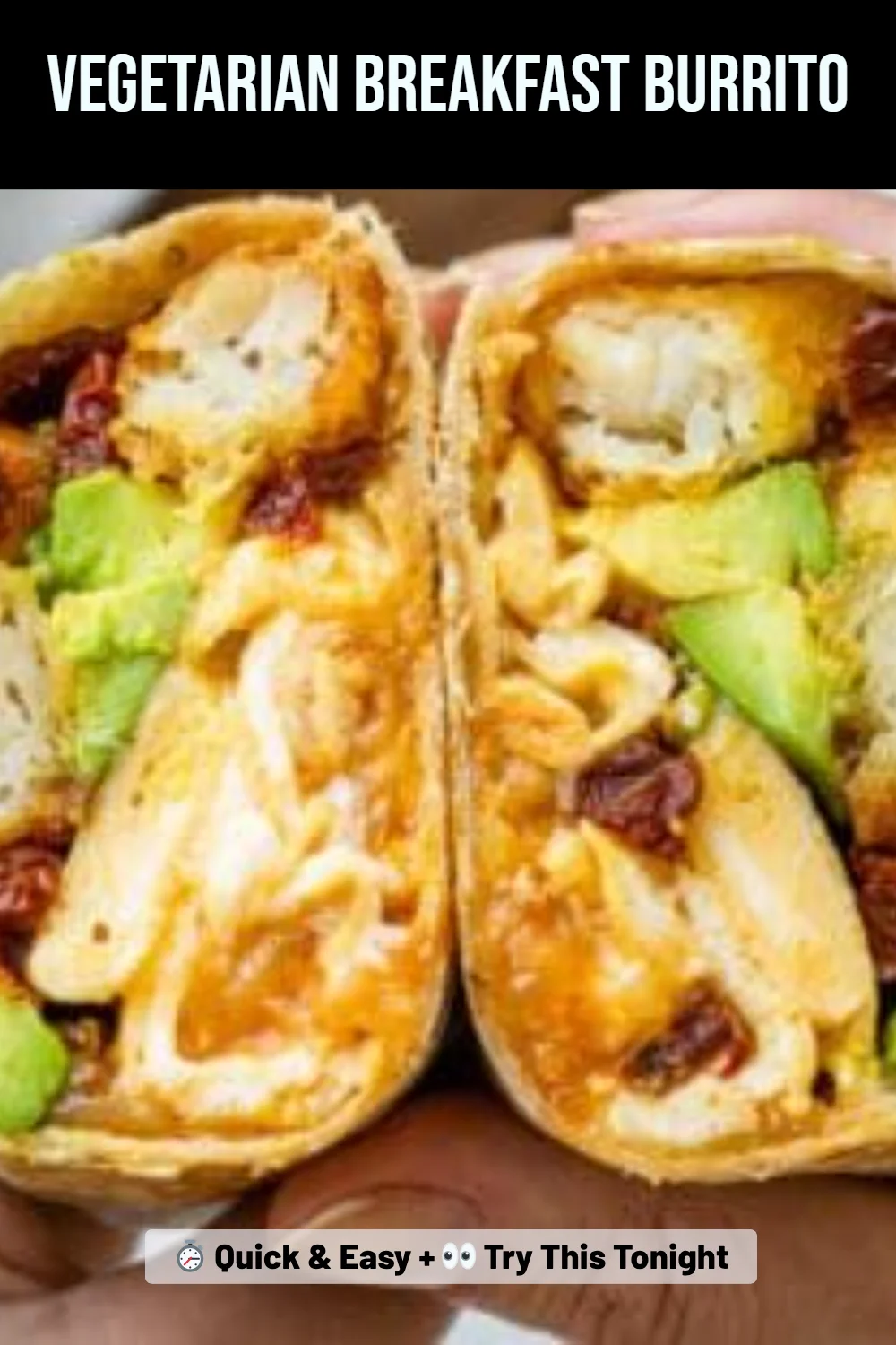 Vegetarian Breakfast Burrito